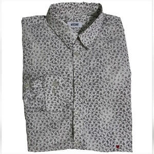 MOSCHINO Men’s Button Down Casual Shirt